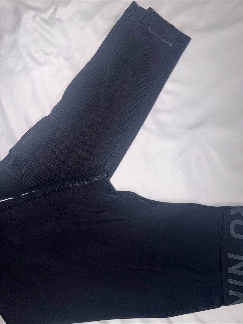 Women’s NikePro gym Leggings with White Logo. - Picture 4 of 8